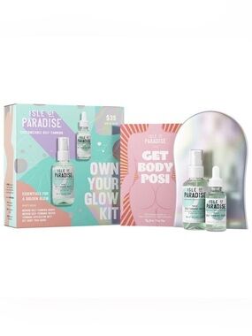 Isle of Paradise Essentials for a Golden Glow Tanning Kit